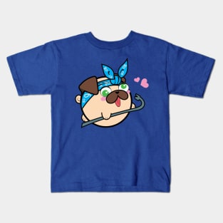 Doopy the Pug Puppy - Pug Life Kids T-Shirt